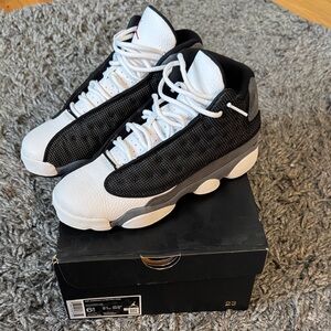 Jordan Athletic Shoes Black and White